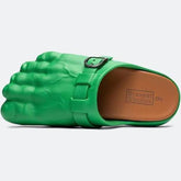 BRAVEST STUDIOS Green Foot Clogs at Gravity NYC